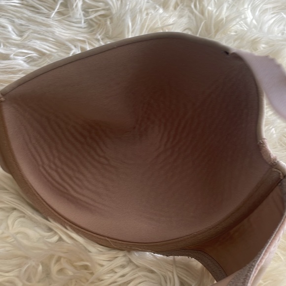 Vanity fair tan Lacey underwire adjustable straps bra sz 40 DDD lightly padded - Picture 11 of 17